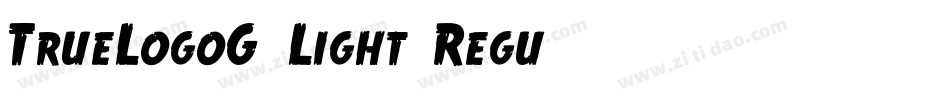 TrueLogoG-Light Regu字体转换